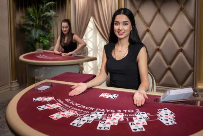 Online Blackjack in het Live Casino