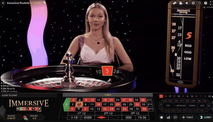 Online Roulette in het Live Casino