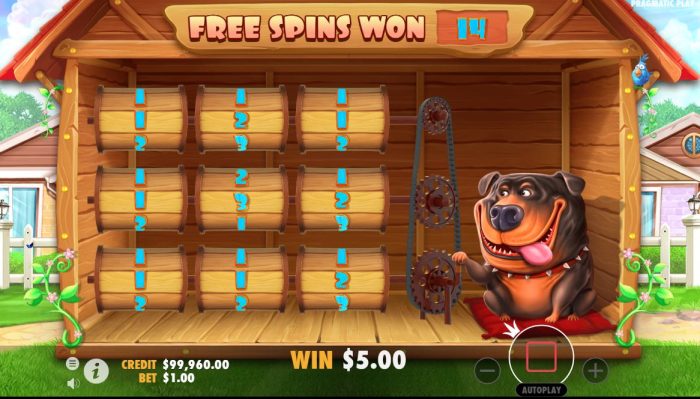 Free Spins bij The Dog House