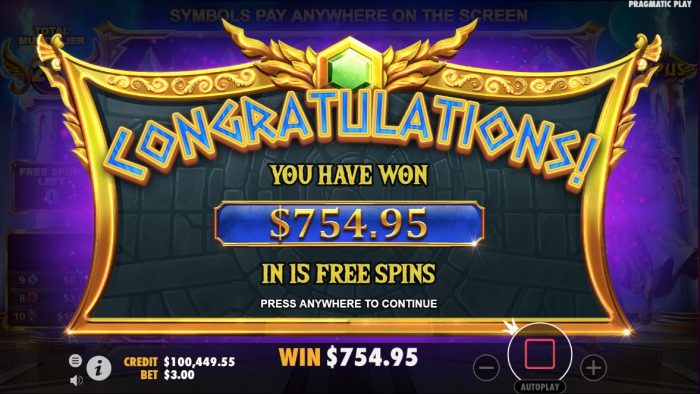 Gates of Olympus Free Spins