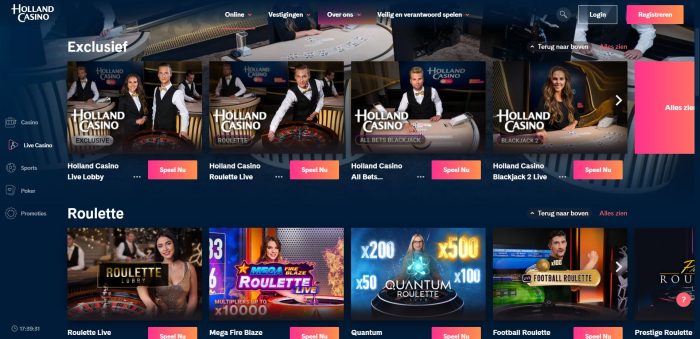 Live Casino van HC Online