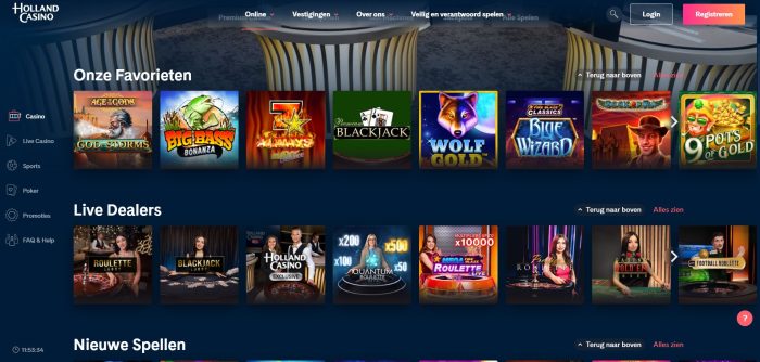 Holland Casino Online Casino Spellen