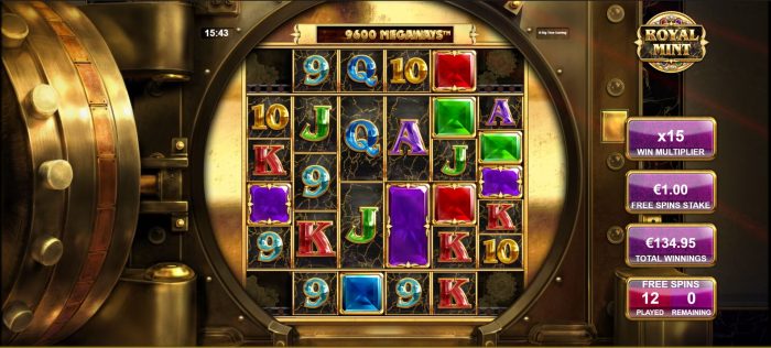 Free Spins van Royal Mint Megaways