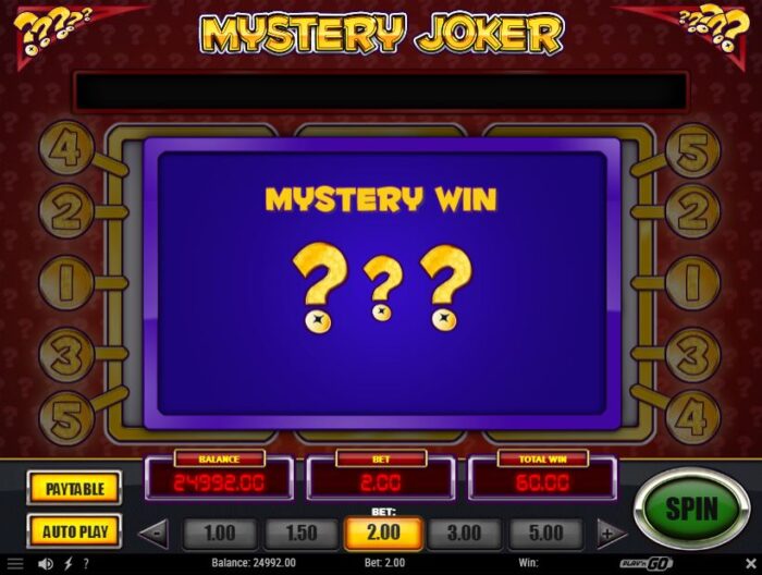 Mystery Win van Mystery Joker