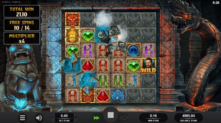Temple Tumble Megaways Free Spins