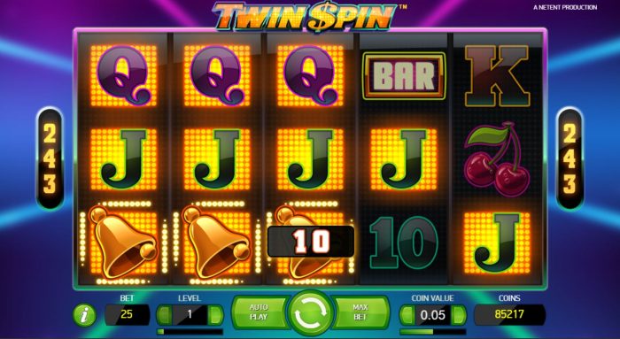 Twin Spin Drieling Rijen