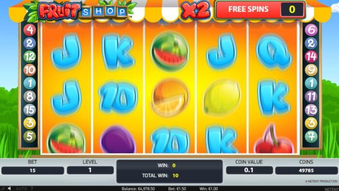 Fruit Shop Free Spins