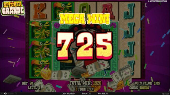 Spinata Grande Free Spins