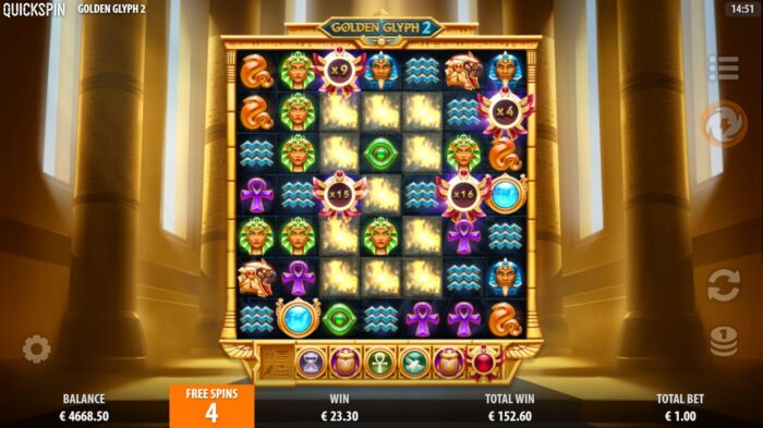 Golden Glyph 2 Free Spins