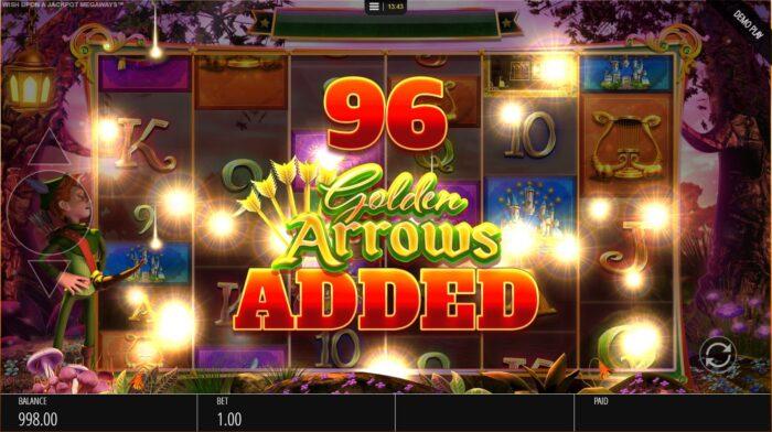 Wish Upon a Jackpot Golden Arrows Bonus