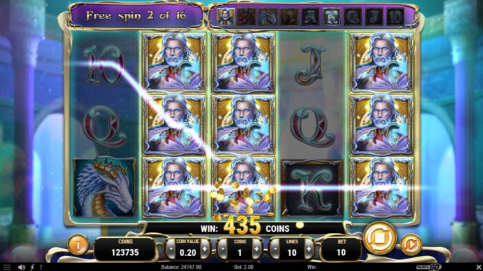 Rise of Merlin Free Spins