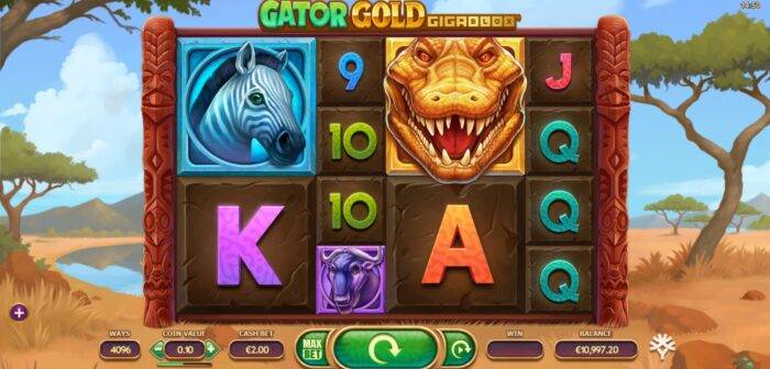 Gator Gold Gigablox Gokkast Review Yggdrasil