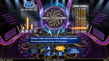 Who Wants to be a Millionaire Free Spins Gamble