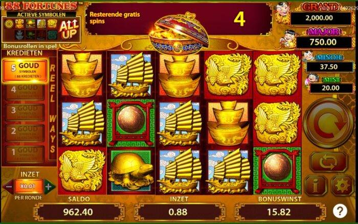 88 Fortunes Free Spins