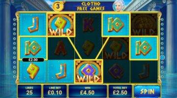 Age of the Gods Fate Sisters Clotho Free Spins