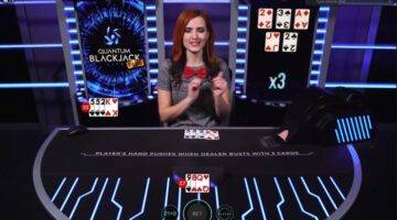 Quantum Blackjack multipliers