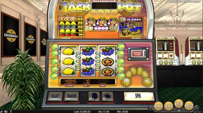 Jackpot 6000 Gokkast Review NetEnt