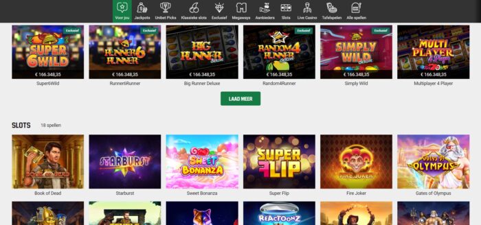 Unibet Casino spellen