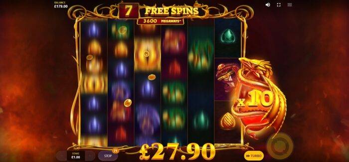 Dragon's Fire Megaways Free Spins